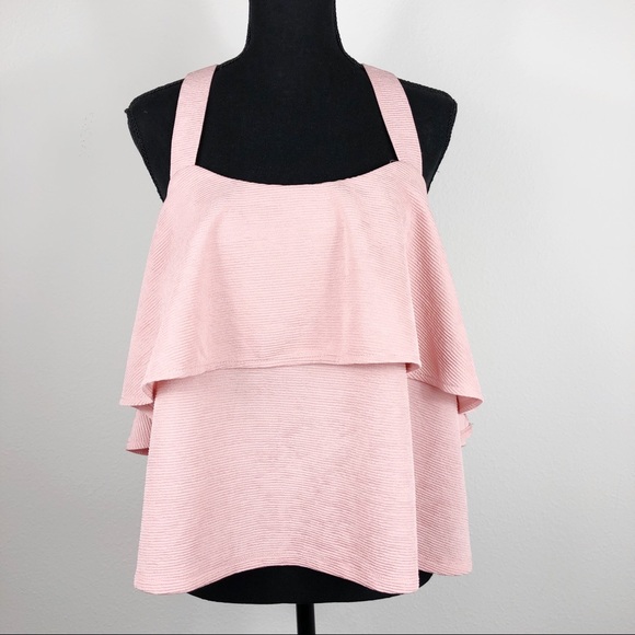 Madewell Tops - NWT Madewell Layered Crop Top